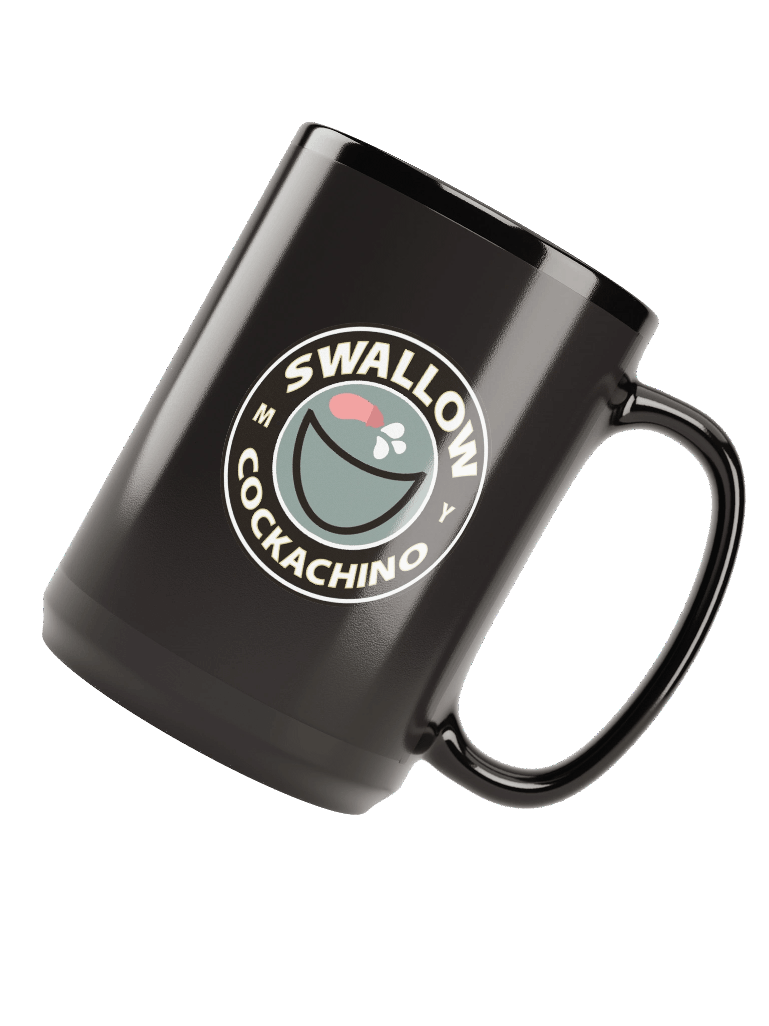 Swallow My Cockachino Mug (black) product image (4)
