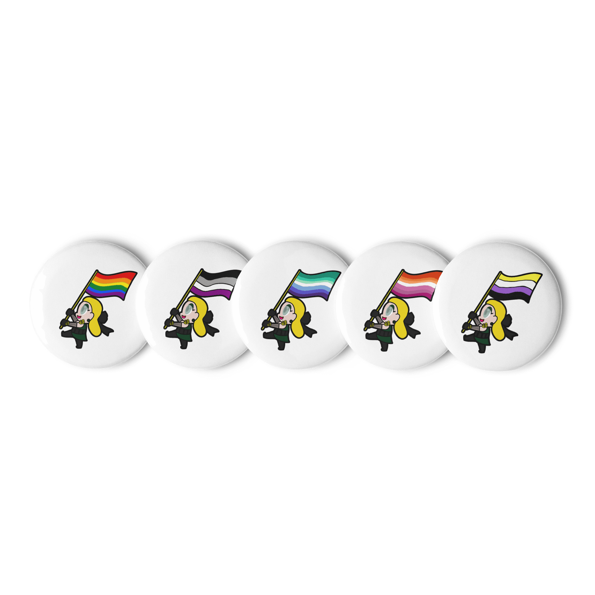 Miss Will-o-Witch Pride Pins Pack 2 product image (1)