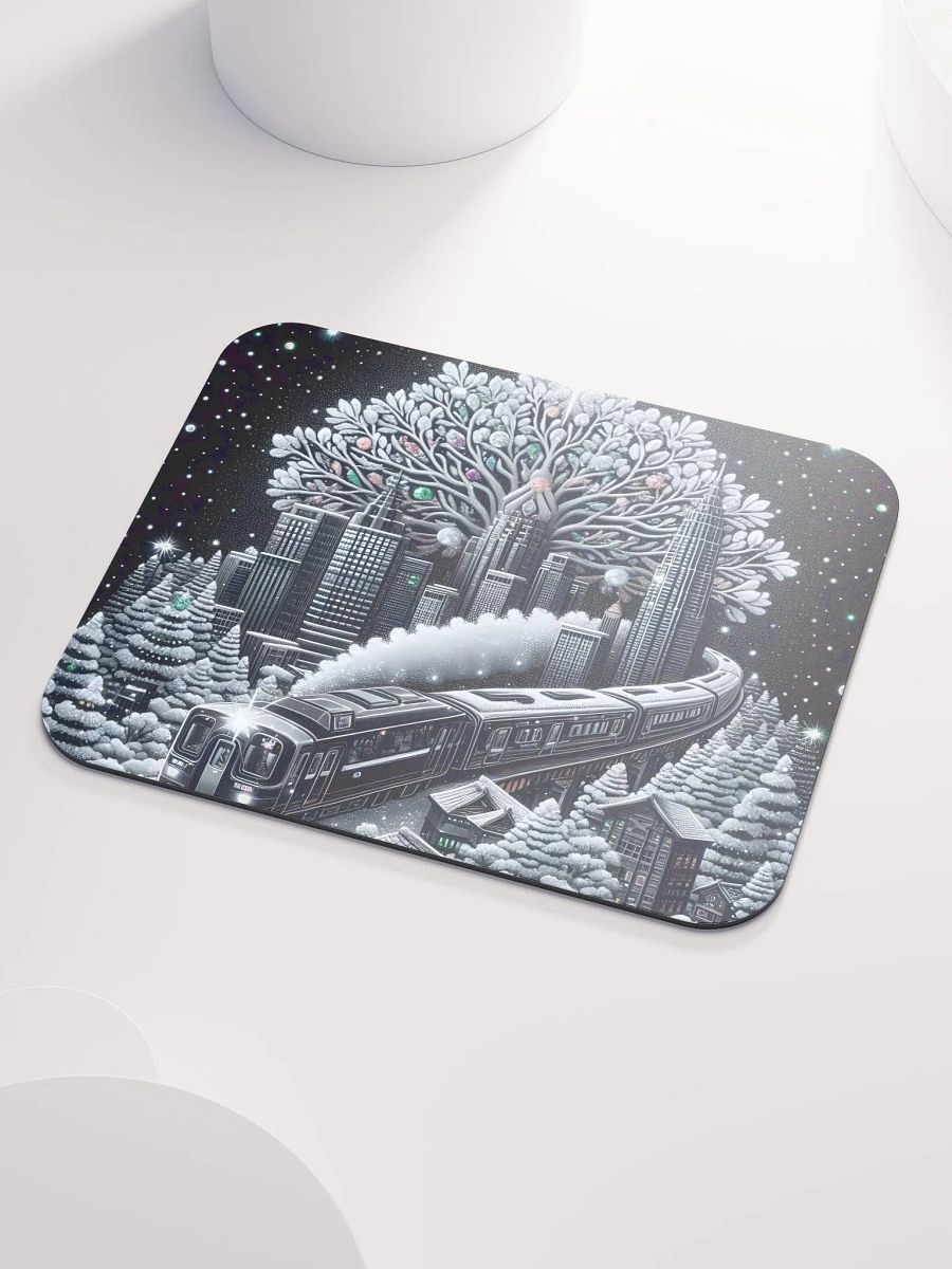 Enchanted Winter City Mouse Pad product image (3)