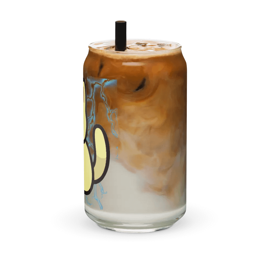Lightning Kitty! Glass Can Cup product image (42)