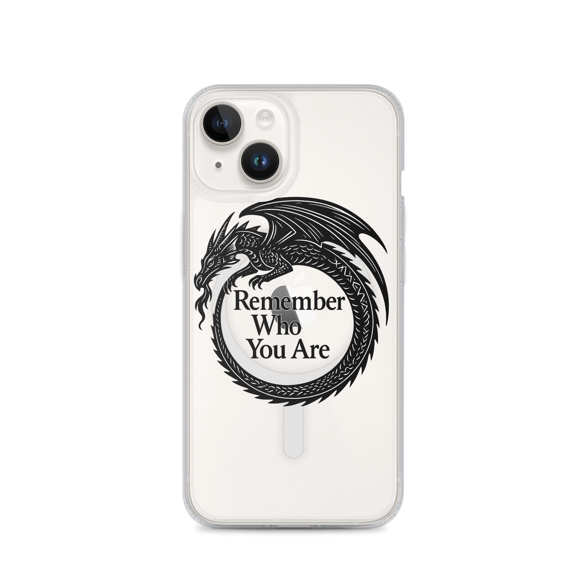 🖤 BLACK DRAGON iPhone Case – “Remember Who You Are” Edition 🐉📱 product image (1)
