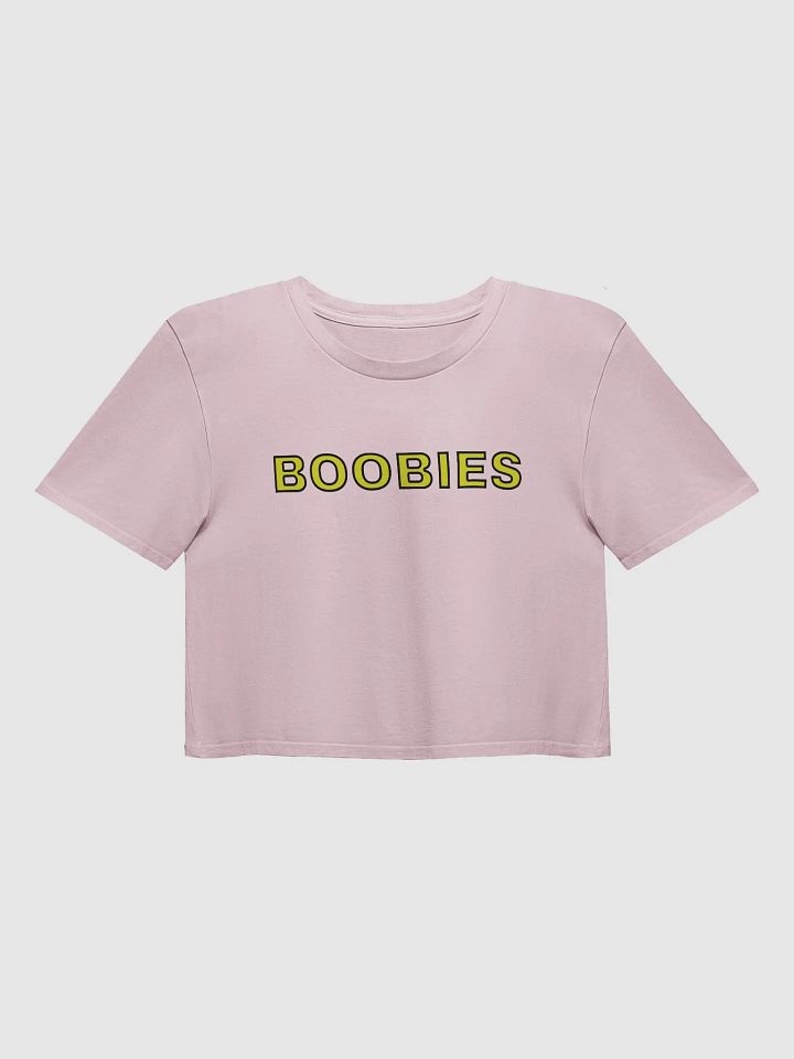 BOOBIES Crop Top product image (1)