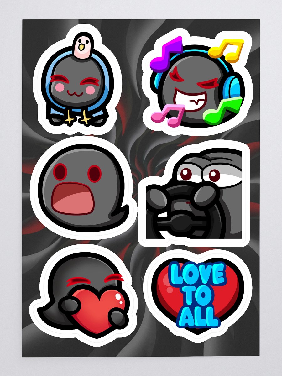 Emote Sticker Sheet 10 product image (2)