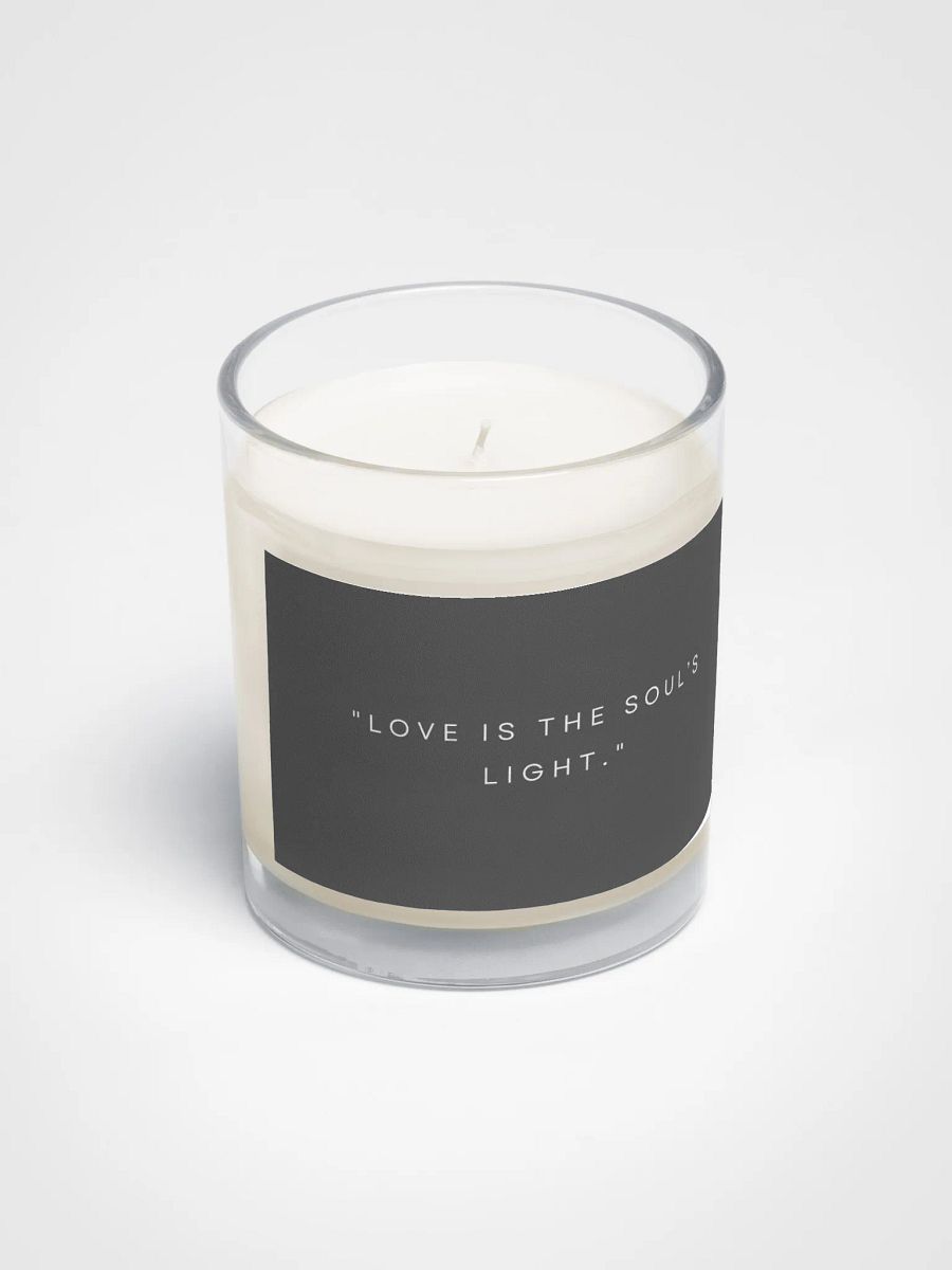 Love Is The Soul's Light. Soy Wax Candle product image (2)