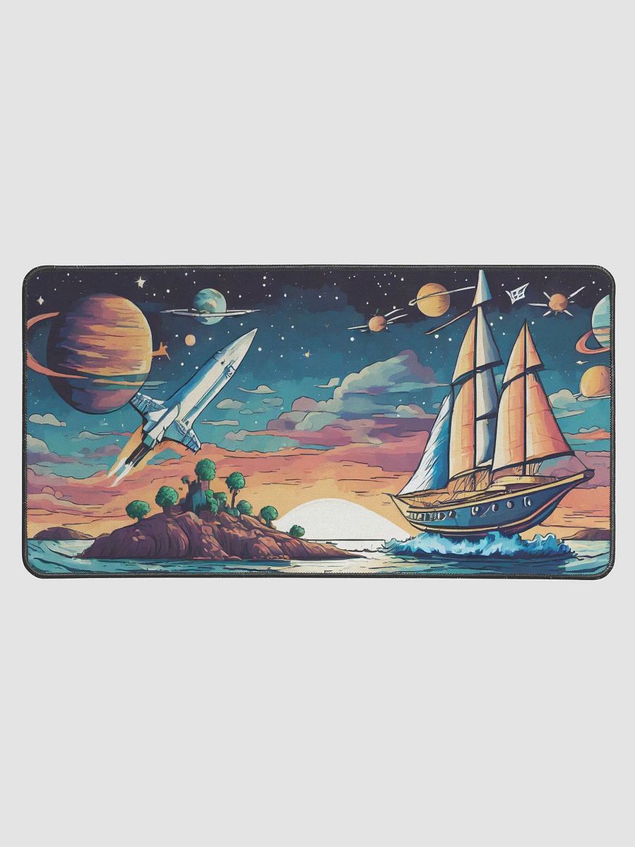Summer Wind Charters: Space Sail Desk Mat product image (1)