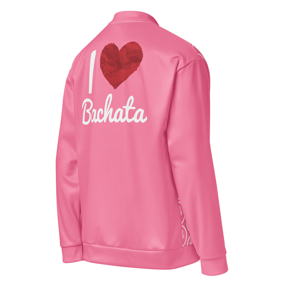 I Love Bachata - Chamarra Bomber All-Over Print Pink product image (1)