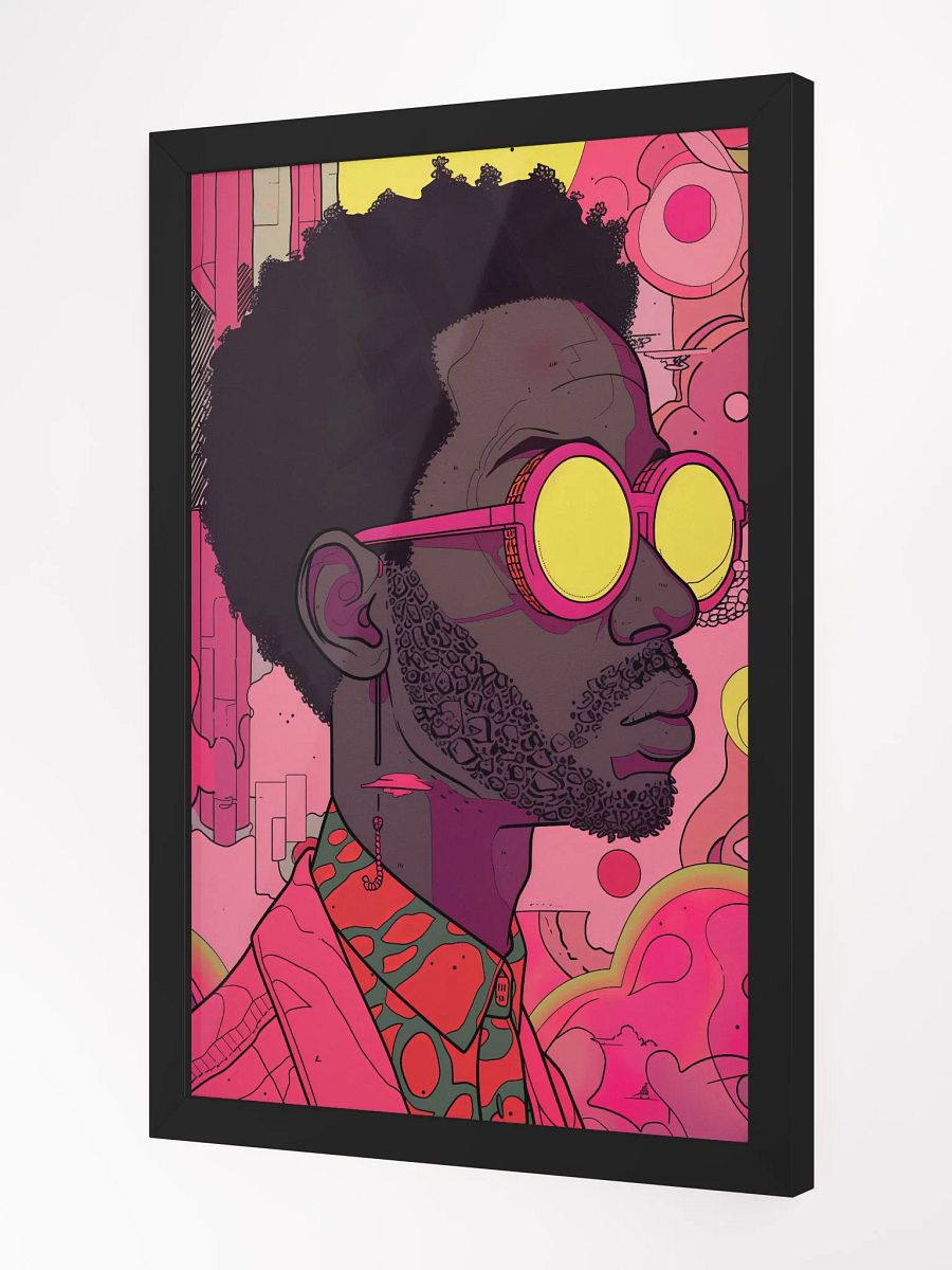 Retro Shades: Street Style Pop Art Framed Poster product image (2)