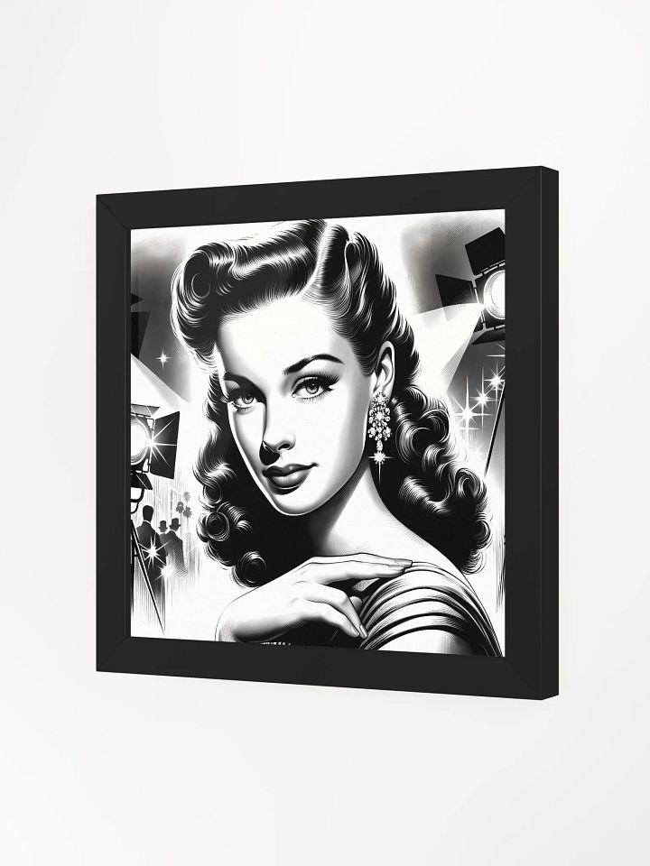 Noir Wall Art -Glamorous 50s Starlet product image (2)
