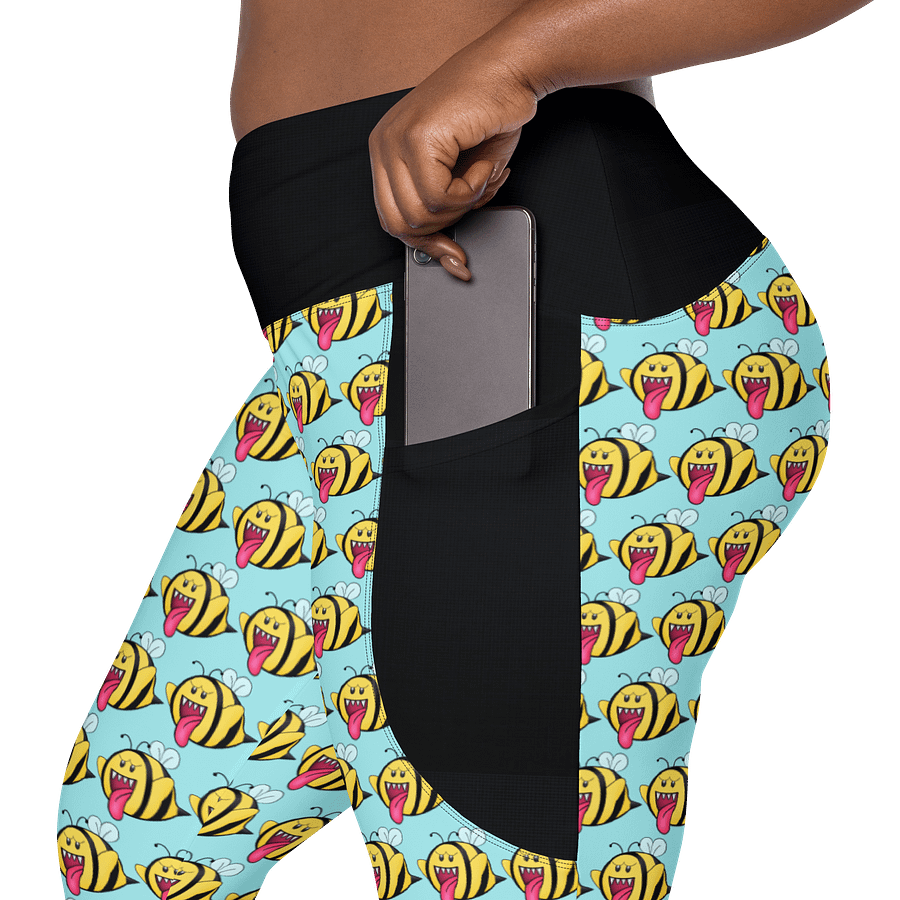 Boo-Bees Leggings w/Pockets (Blue) product image (8)