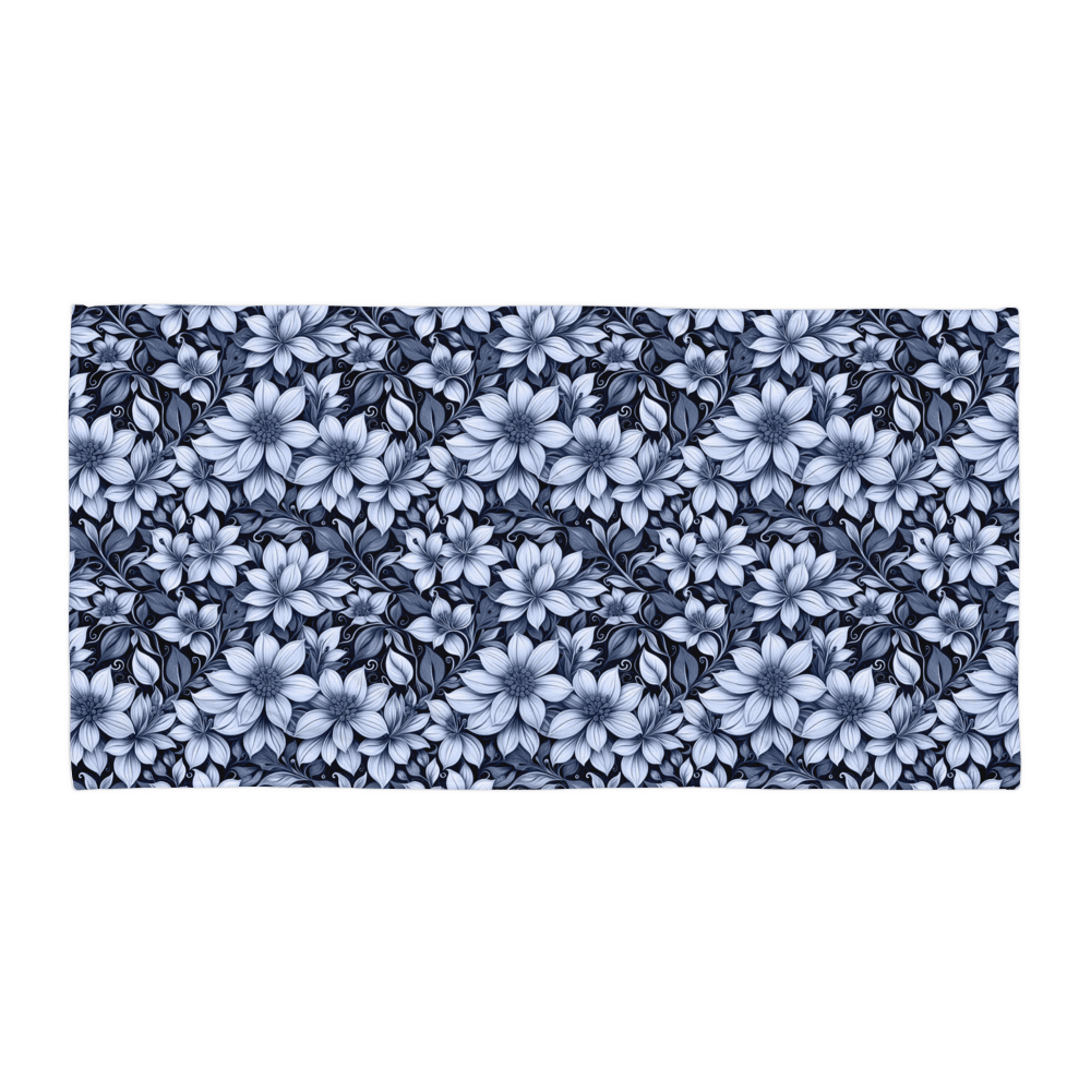 Indigo Flowers Towel product image (1)