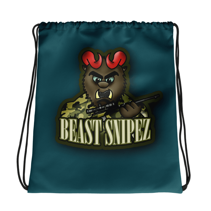 Beast_Snipez Drawstring Bag product image (1)