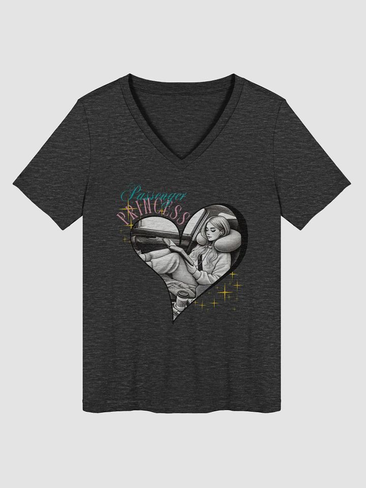 Passenger Princess V-Neck Tee – Road Trip Graphic T-Shirt product image (1)