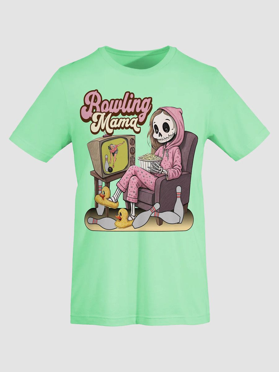 TV Bowling Mama Bowling Whimsical Skeleton T-Shirt product image (49)