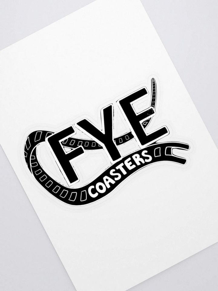 Fye Coasters Plain Sticker product image (1)