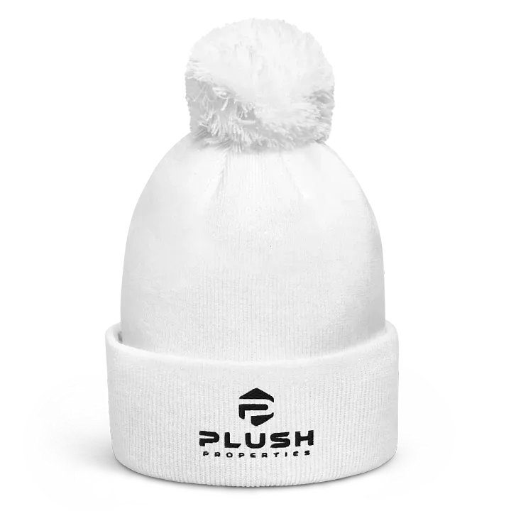 Plush Pom-Pom Beanie - White product image (1)