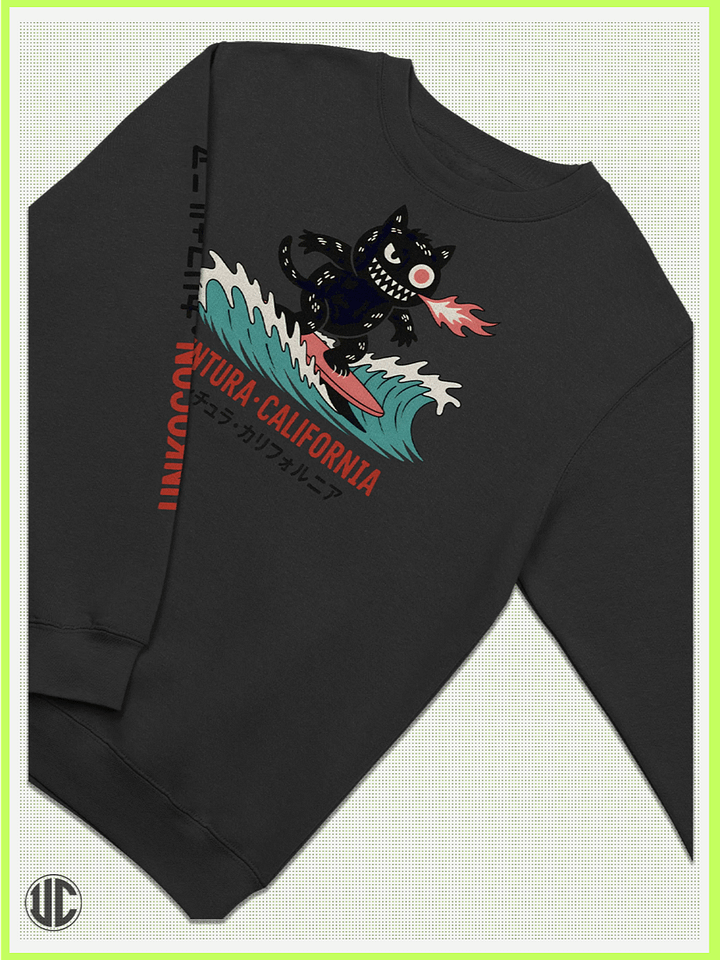 UnkoCon - Ventura CA Surfer Crew Neck Sweatshirt product image (2)