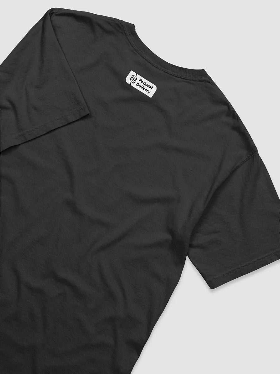 I make podcasts tee – Black (circle) product image (4)