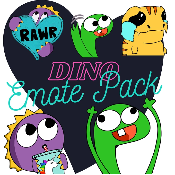 Dino Standard Emote Pack product image (1)