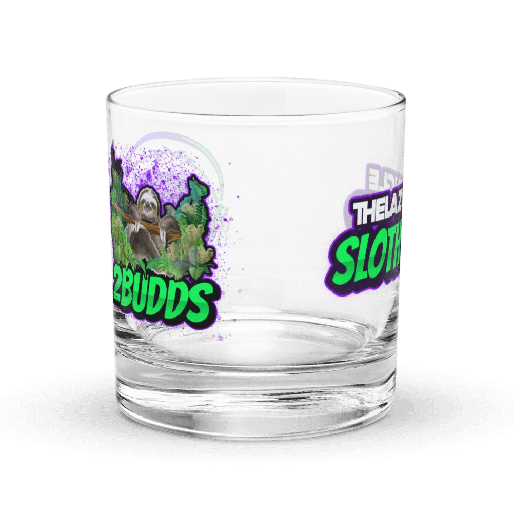 THELAZYJUNGLE FULL LOGOS ROCKS GLASS product image (3)