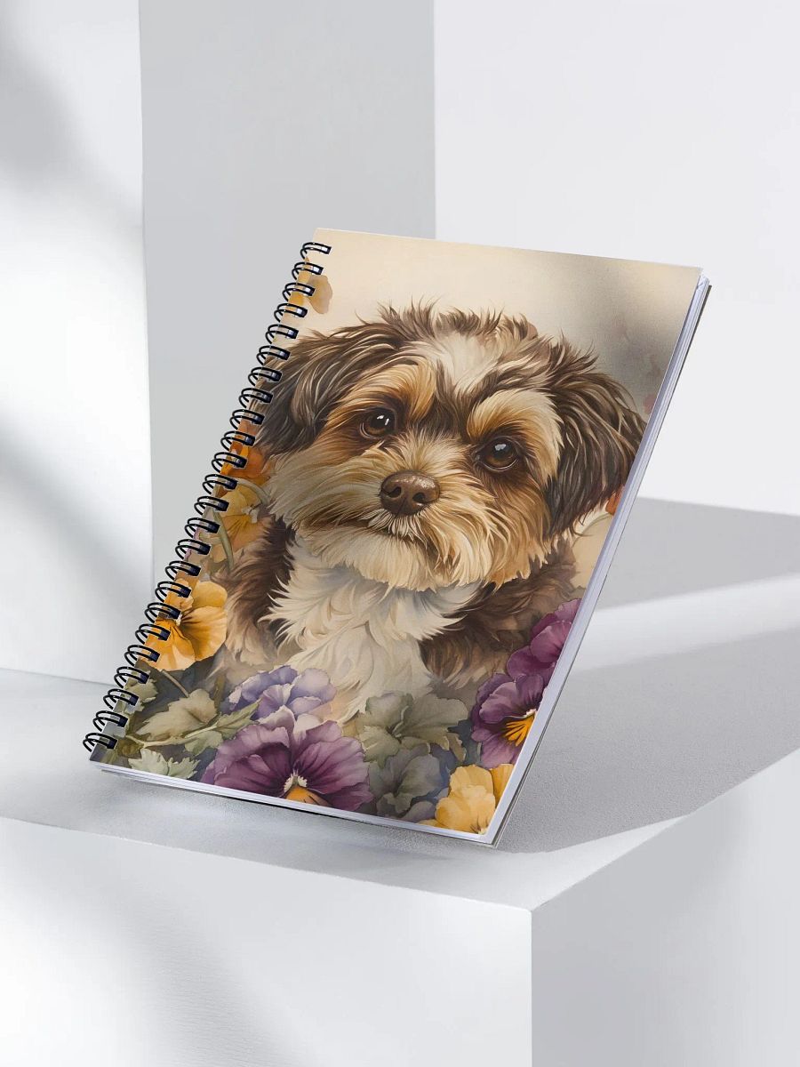 Pansy Dog Spiral Notebook product image (3)