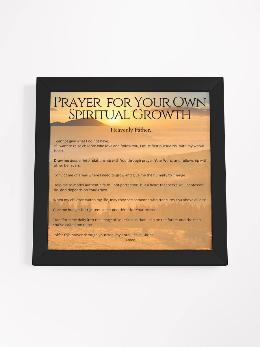 Prayer for your own Spiritual Growth - Square product image (4)