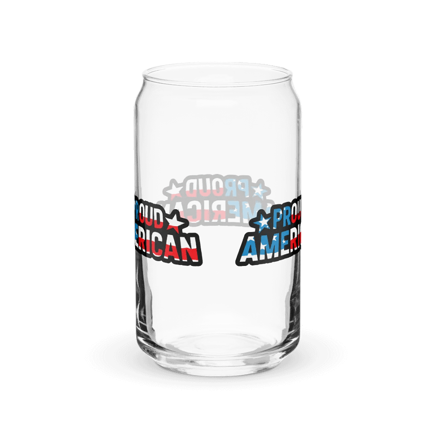 Can-Shaped Glass: Proud American product image (6)