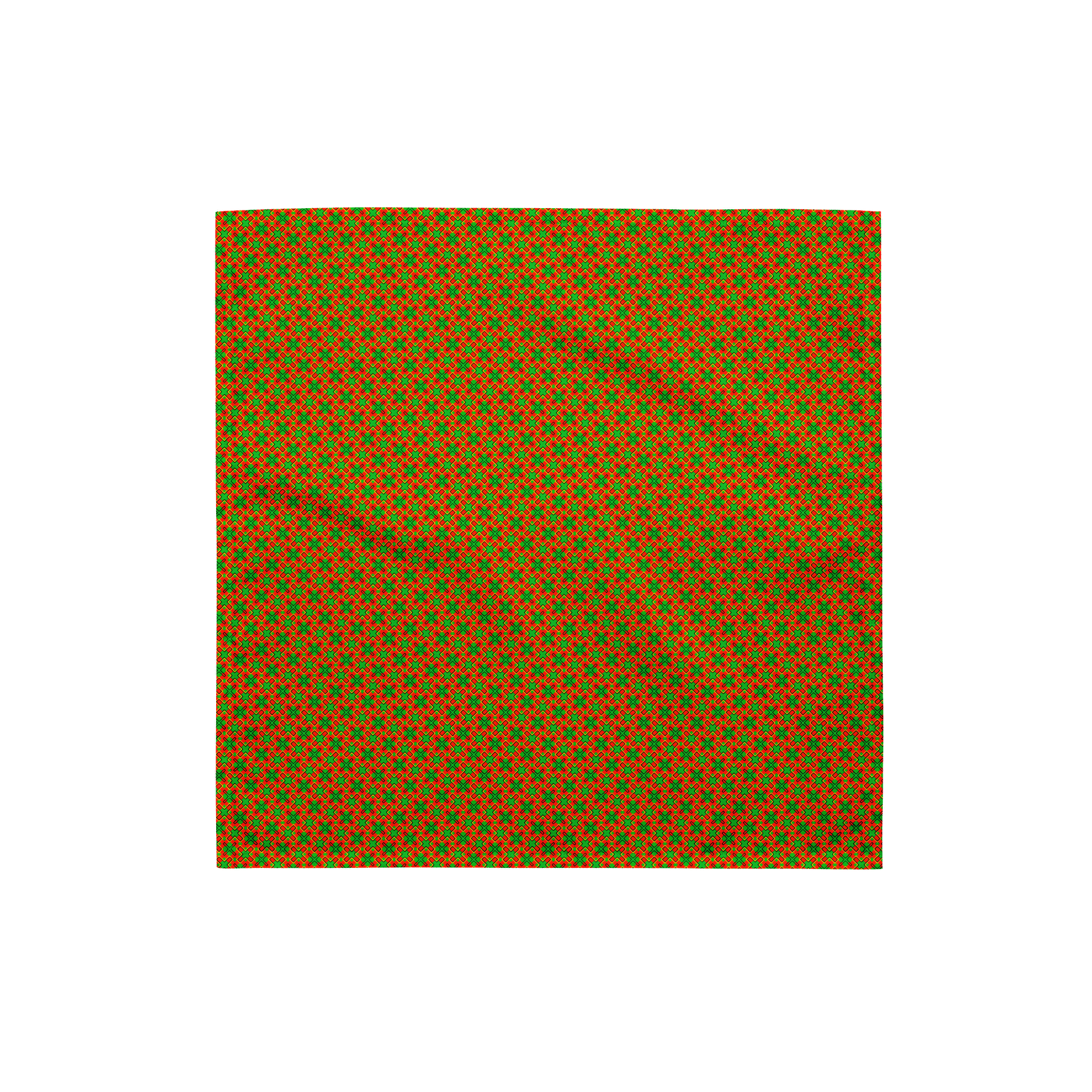 Holly Cross Weave - Holiday Bandana Series product image (1)