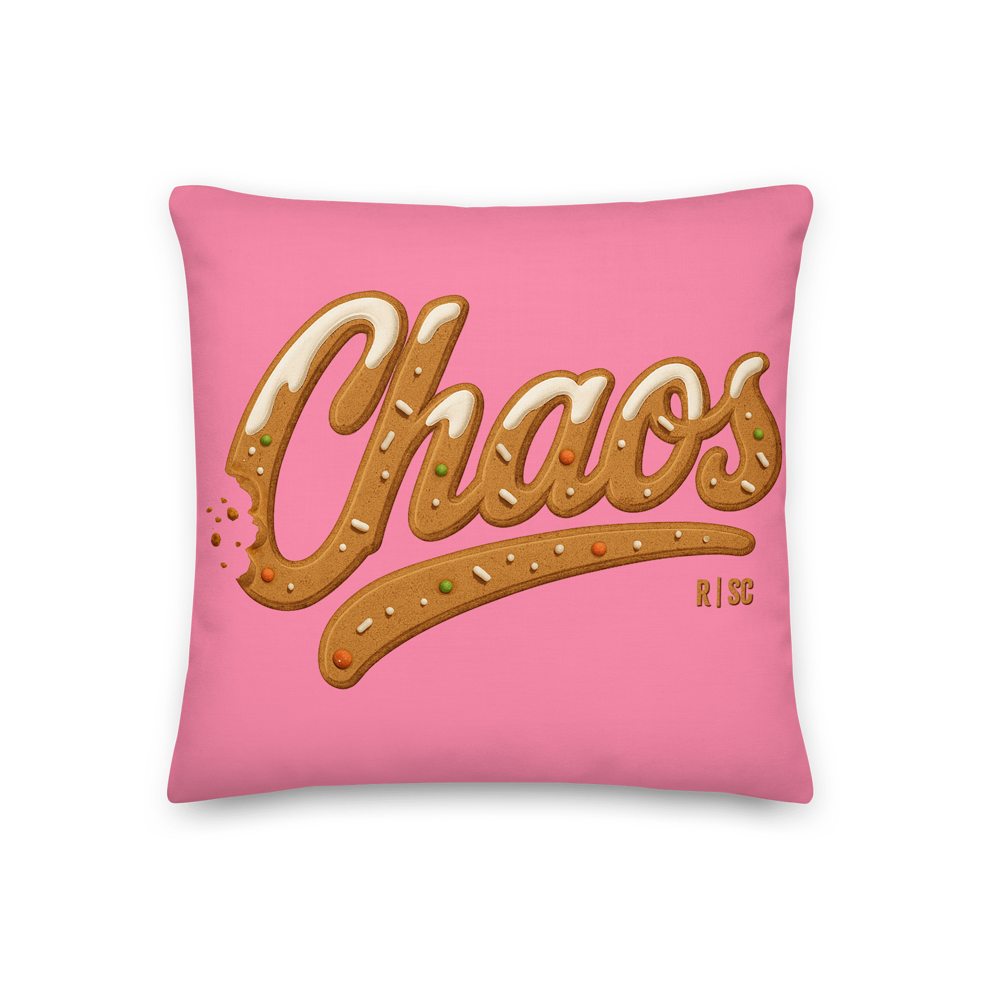 Gingeread Chaos Cookie Pillow (Pink) product image (1)