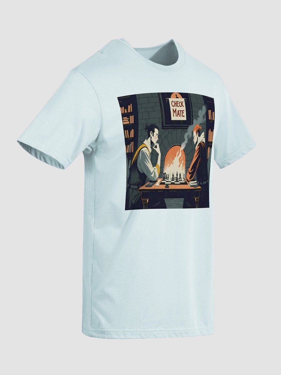 Strategic Chess Showdown Design | Fiery Background Print product image (21)