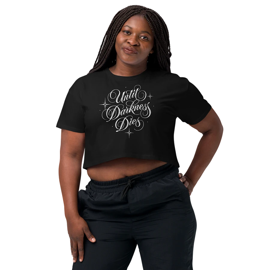 Until Darkness Dies (simple design) Women's Premium Crop Top product image (4)