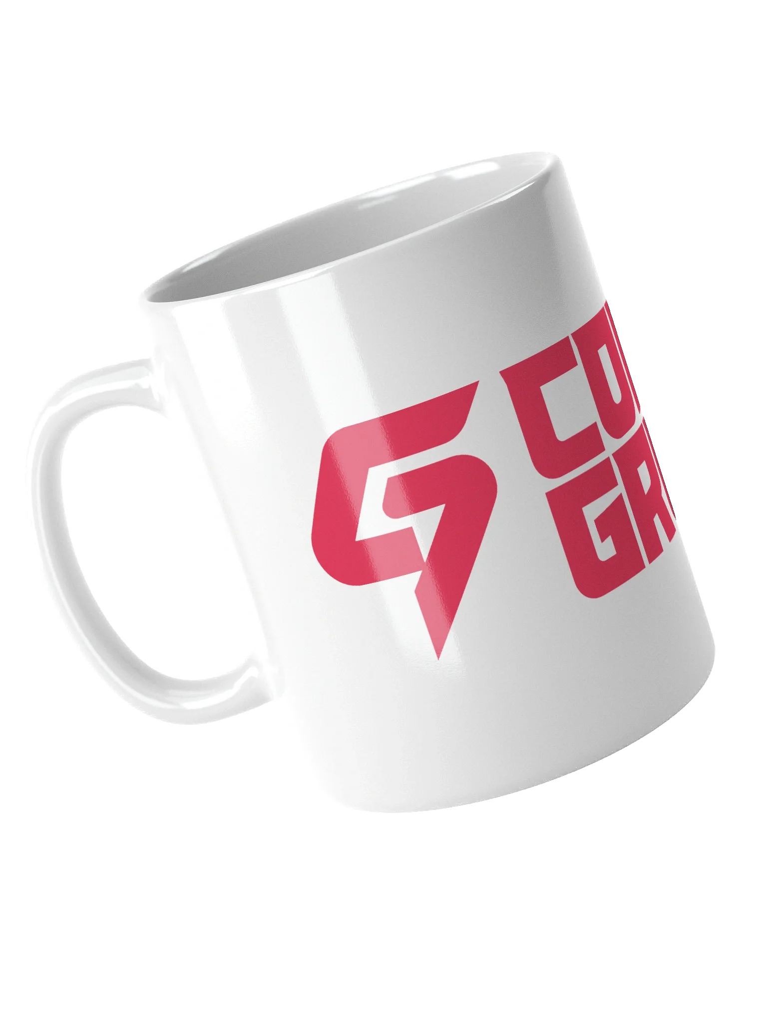 White Glossy Logo Mug product image (4)