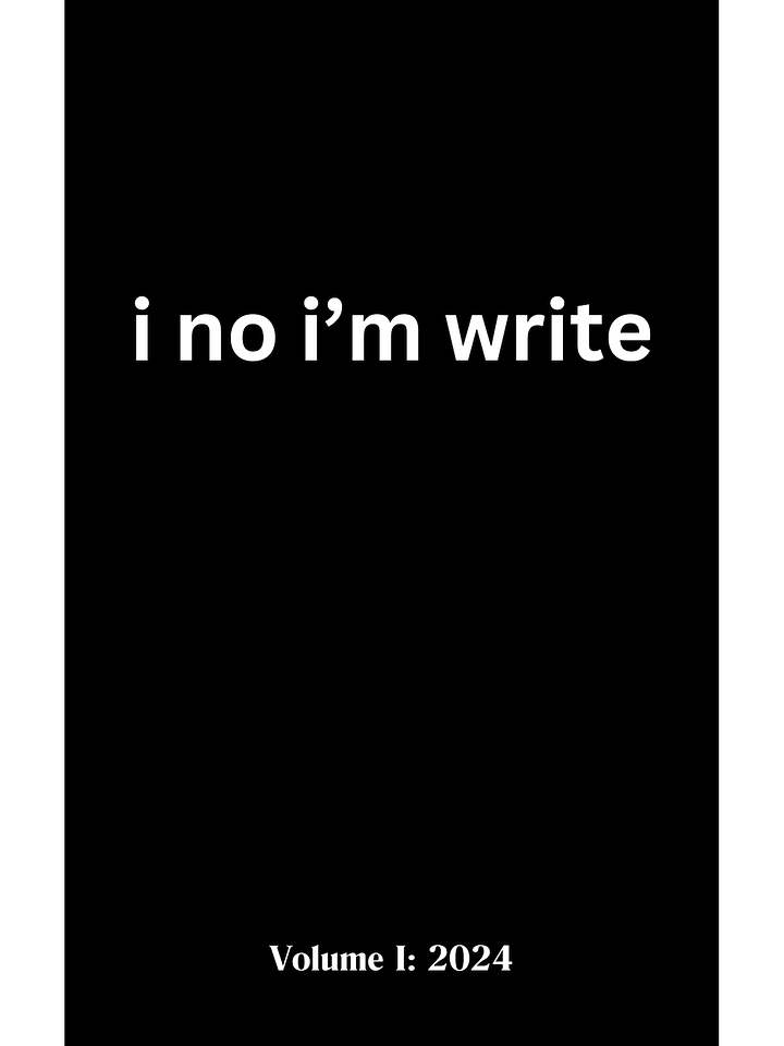 i no i'm write [signed novel] [nonfiction] product image (1)