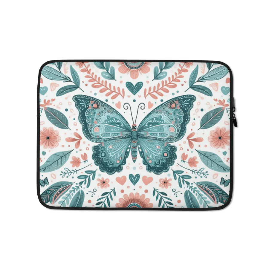 Whimsical Butterfly Laptop Sleeve product image (1)