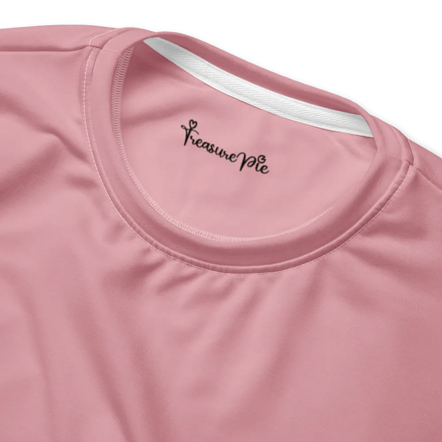 Plain Dusty Light Pink Soft Summer Unisex Recycled Polyester Heavyweight Premium Sweatshirt by Treasure Pie product image (5)