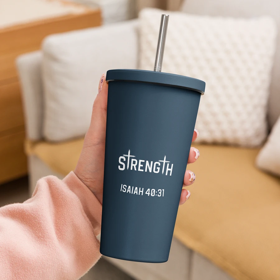 Strength 20 oz. Insolated Cup: Navy product image (15)