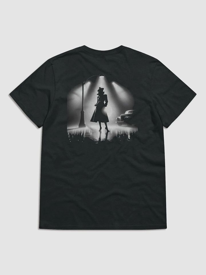 Femme Fatale Noir Rainy Night Mystery (Womens Tee) product image (1)