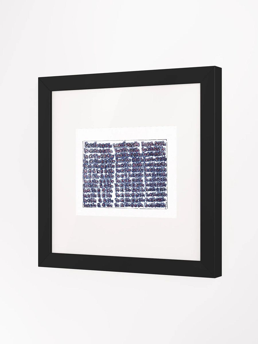 Asheesh Panel Card Print Framed product image (4)