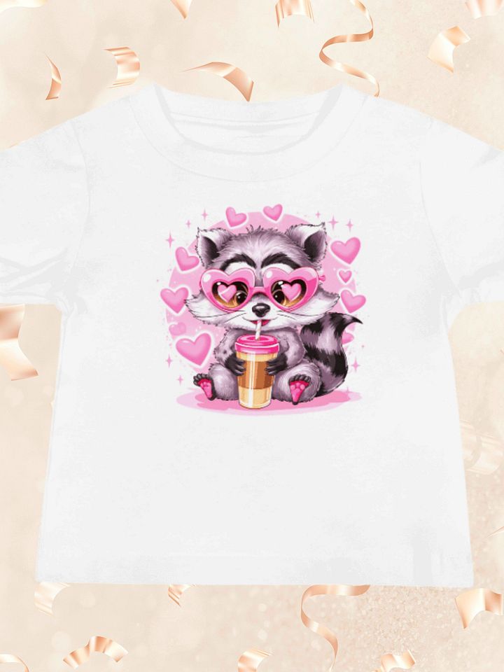 Whimsical Raccoon Baby Tee product image (2)