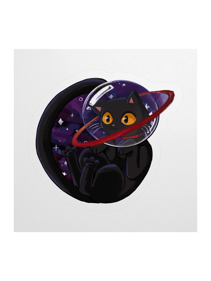 Sails Among the Stars: Lost in the Stars – Straw Cat Sticker product image (1)