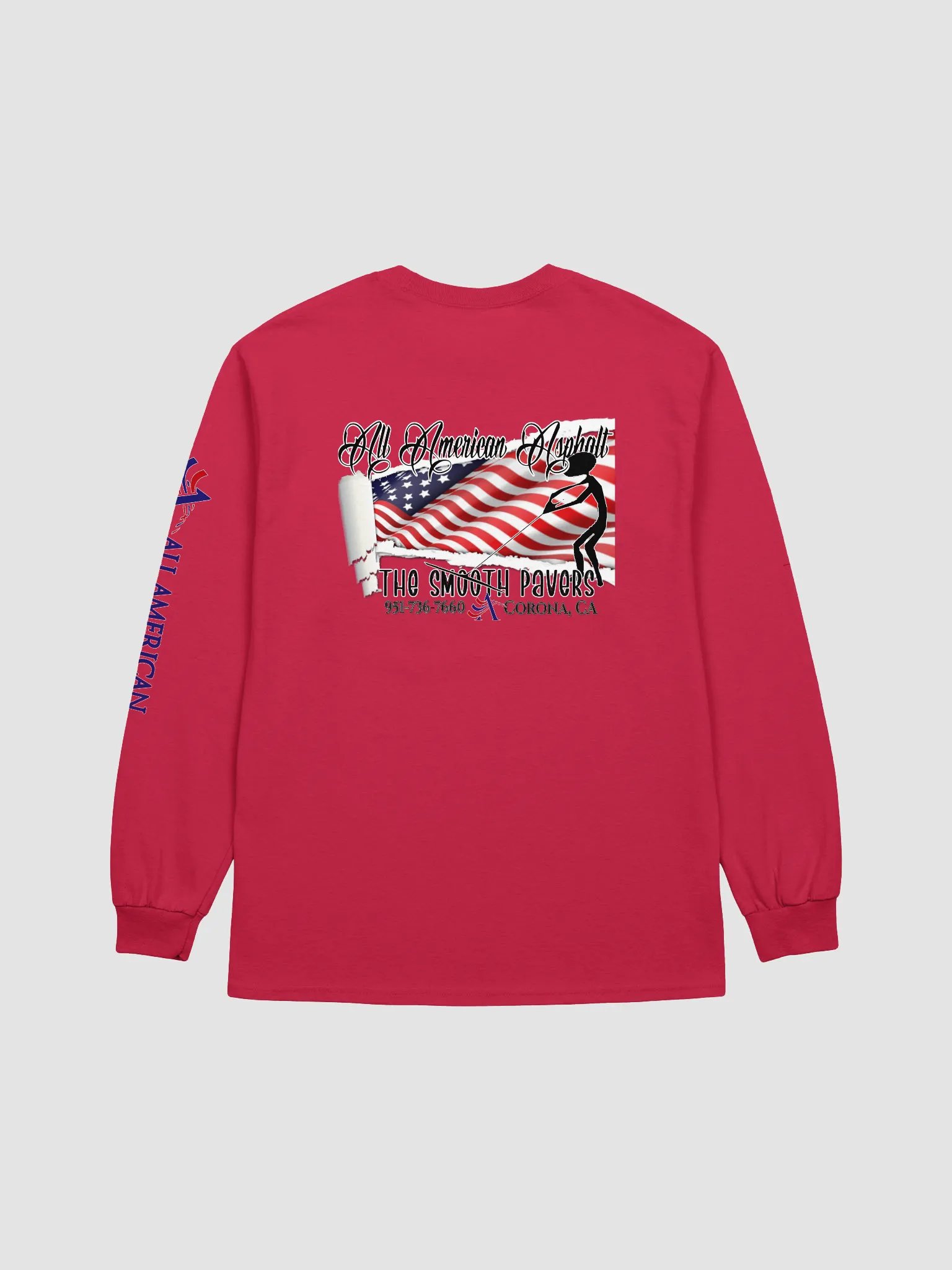 All American Asphalt SPV2- Smooth Pavers - Long Sleeve product image (2)
