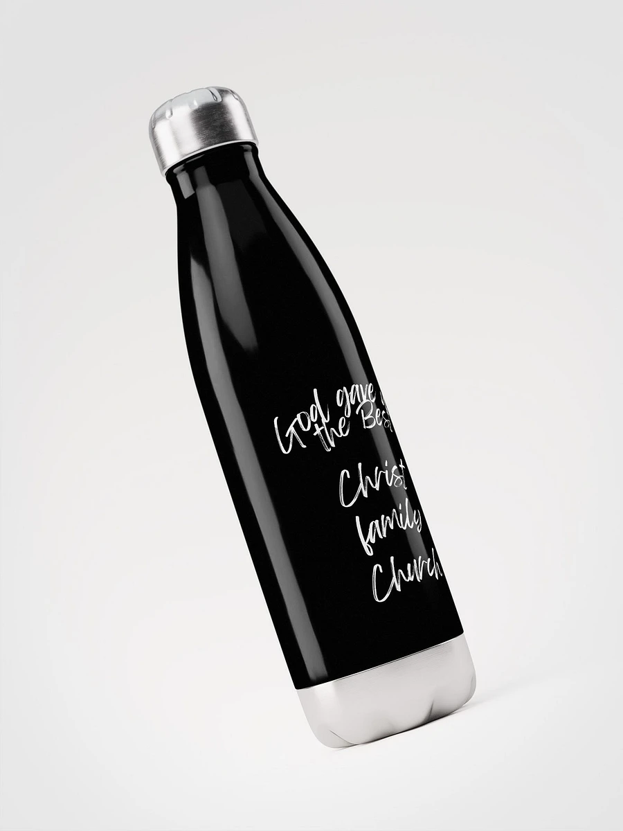 Abstract Monochrome Stainless Steel Water Bottle product image (3)