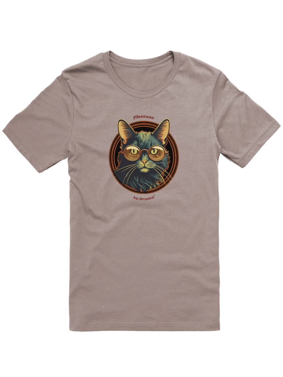 Smarty Cat Round Glasses Tee product image (1)