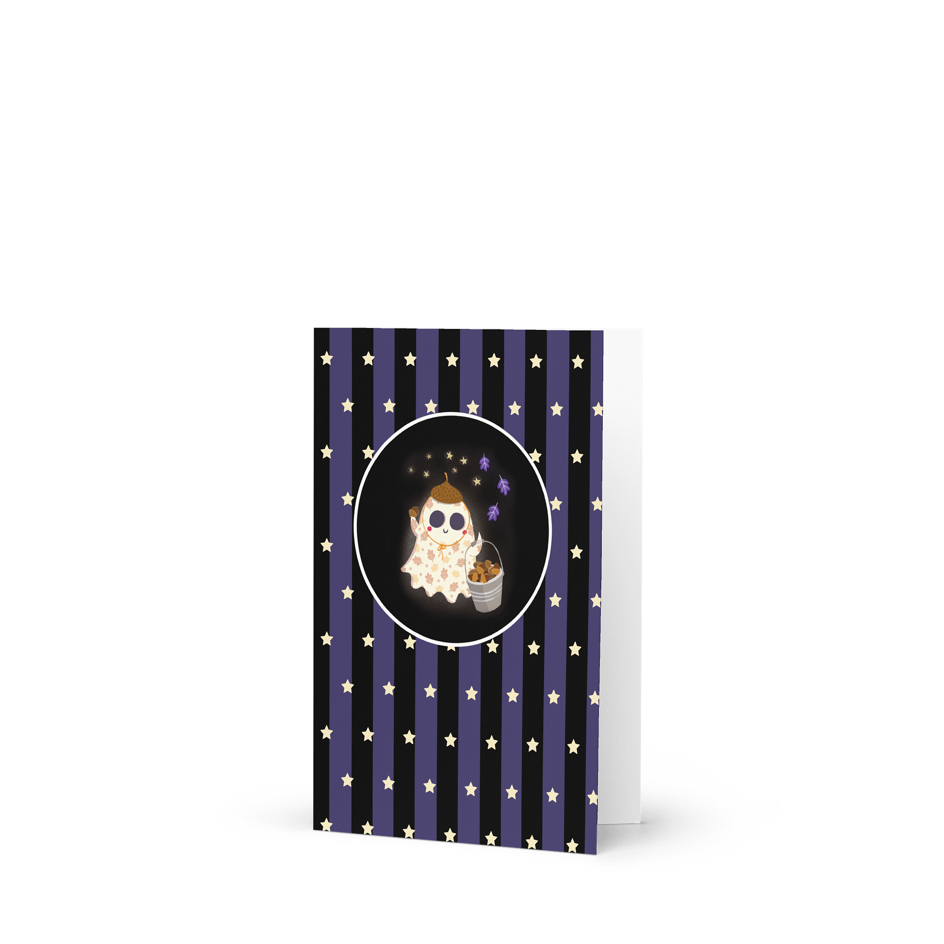 Little Ghost Acorn Collector - Greeting Card product image (5)