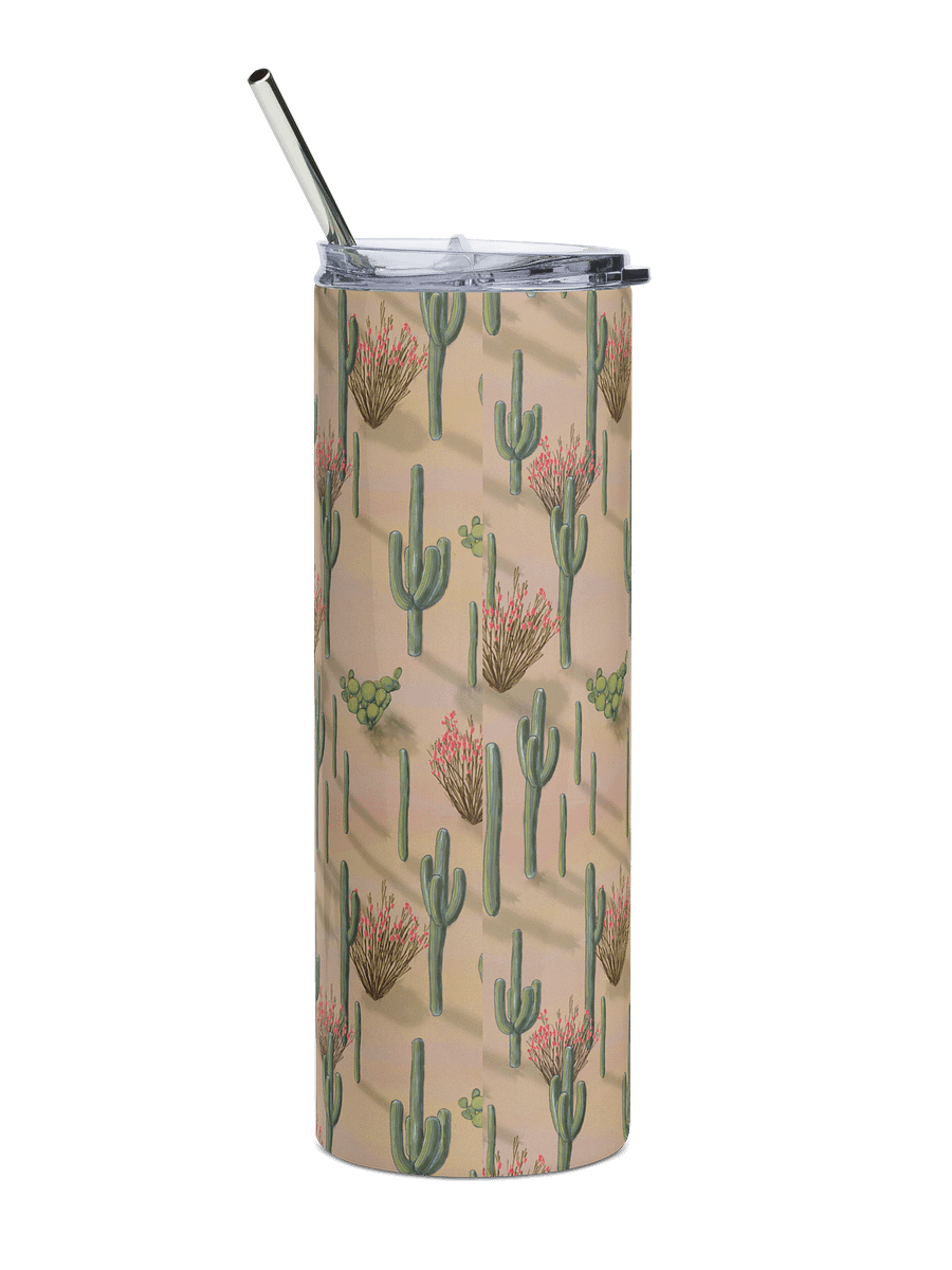 Saguaros of the Sonoran Desert Stainless Steel Tumbler with Straw product image (12)