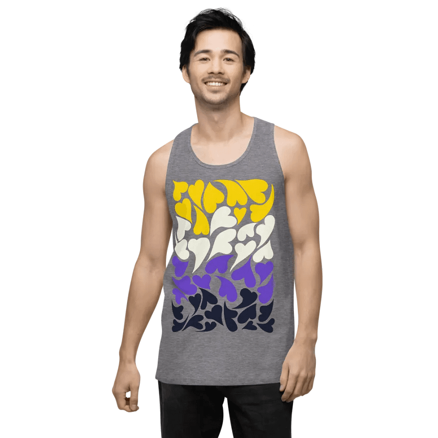 Nestled PRIDE Nonbinary Tank Top product image (2)