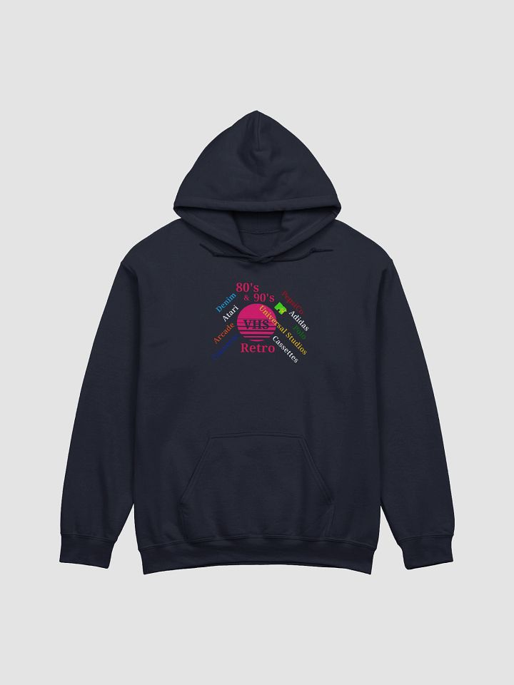 Retro VHS Circle Unisex Hoodie product image (1)