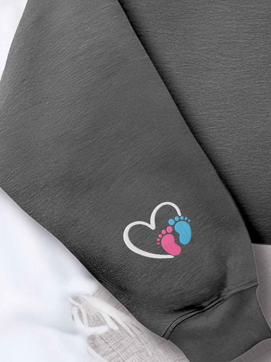 Personalized Embroidered Monogram Hooded Full Zip Jacket. (With Sleeve Element) product image (6)