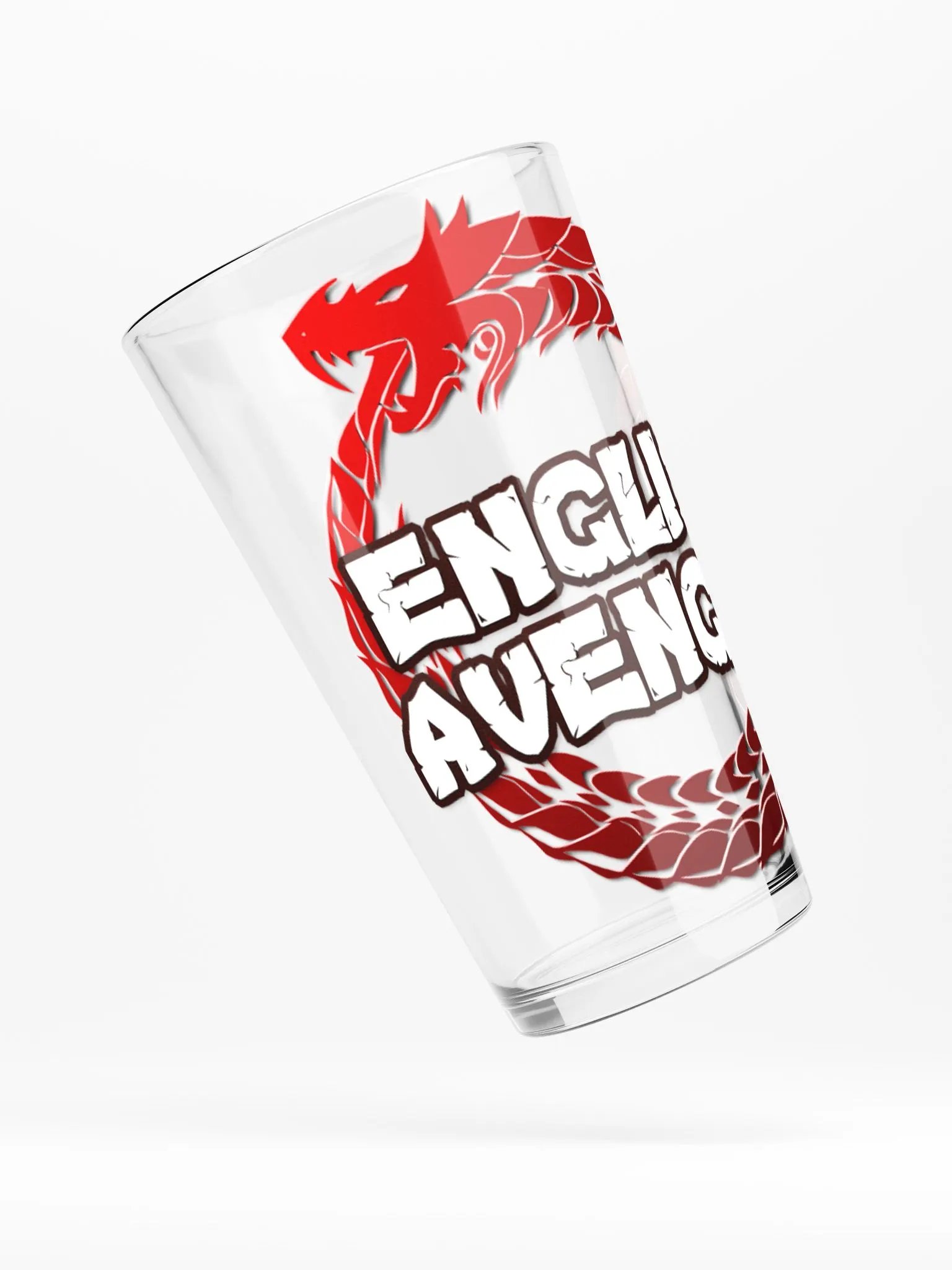 English Avenger Logo Pint Glass product image (4)