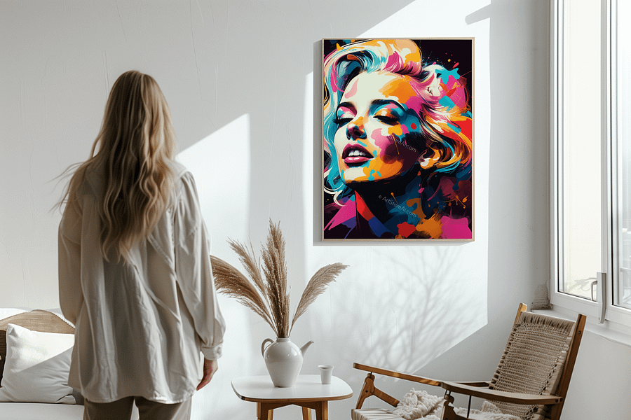 Vibrant Euphoria: An Abstract Portrait product image (2)