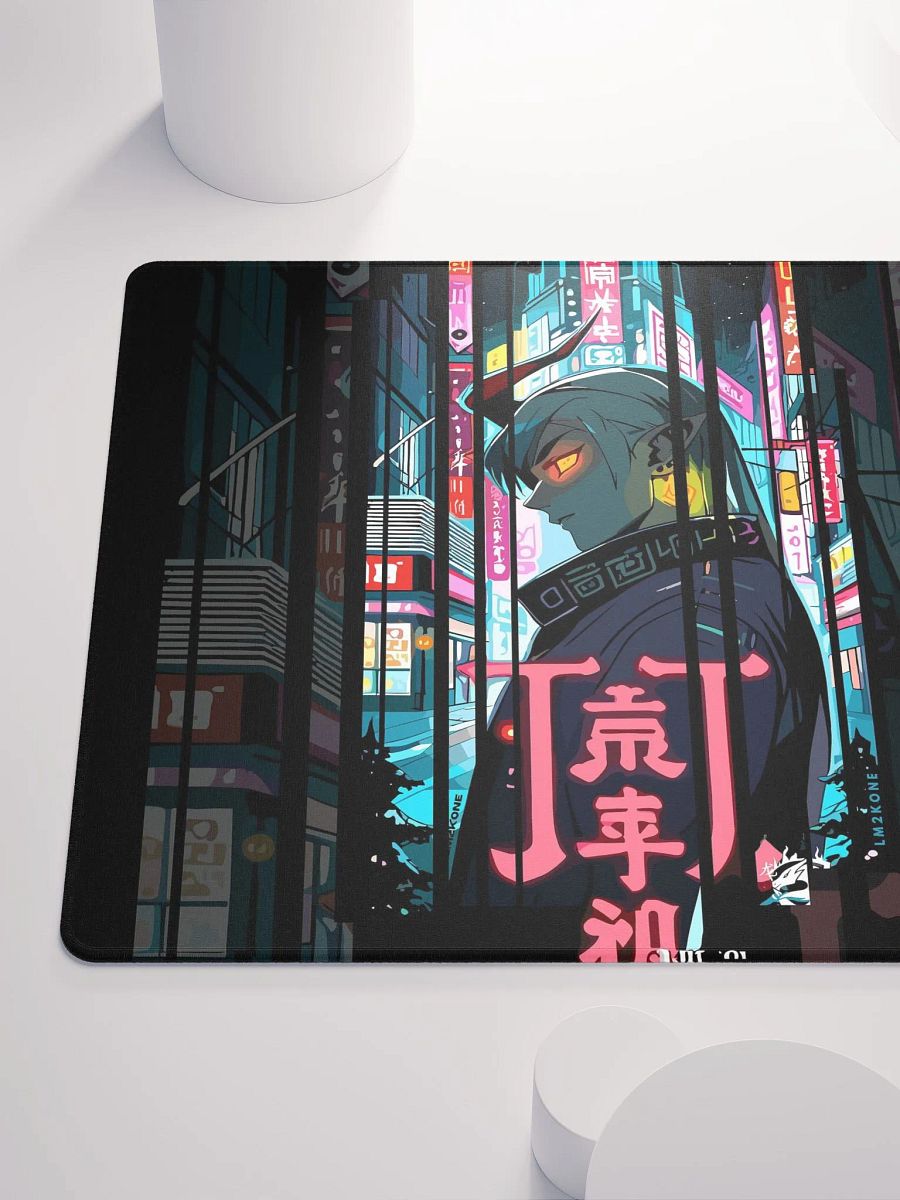 Neon Cyberpunk Gaming Mouse Pad product image (6)
